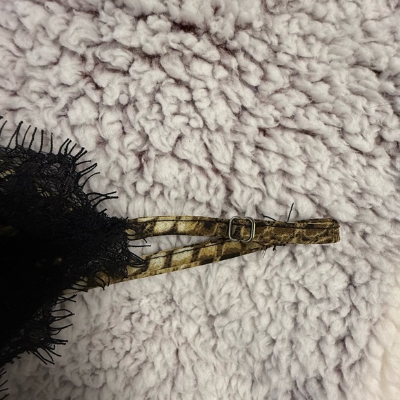 Zebra Print Lace Trim Cami - Picture 8 of 8